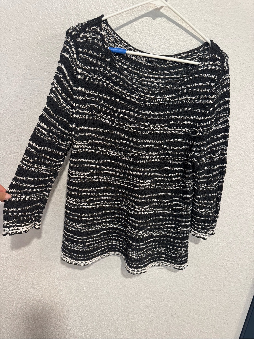 Eileen Fisher Striped Knit Sweater